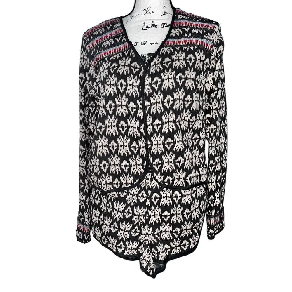 Forever 21 two-piece embroidered jacket & short set‎ NWT